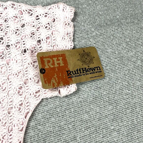 Ruff Hewn Shirt Blouse Top Pink Women's Small Cottage Core Granny Core Tops - Picture 7 of 10